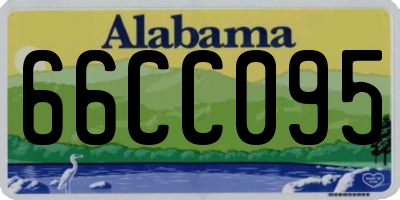 AL license plate 66CC095