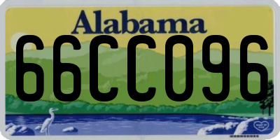 AL license plate 66CC096