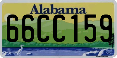 AL license plate 66CC159