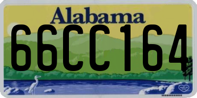 AL license plate 66CC164