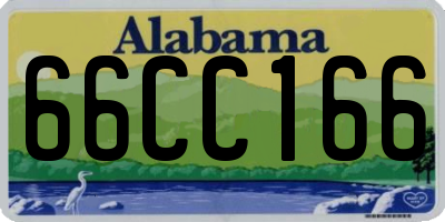 AL license plate 66CC166