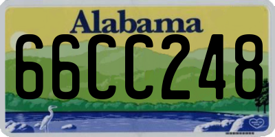 AL license plate 66CC248