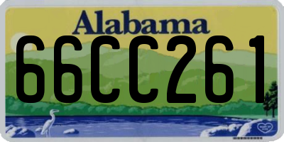 AL license plate 66CC261