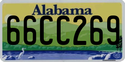 AL license plate 66CC269