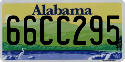 AL license plate 66CC295