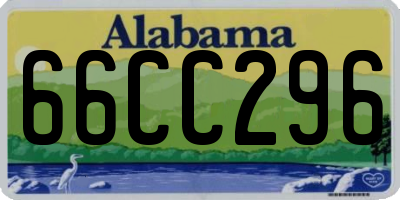 AL license plate 66CC296
