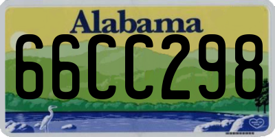 AL license plate 66CC298