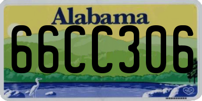 AL license plate 66CC306