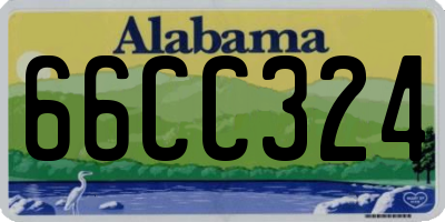 AL license plate 66CC324