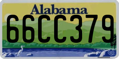 AL license plate 66CC379