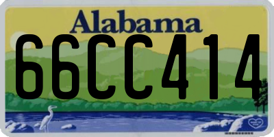 AL license plate 66CC414