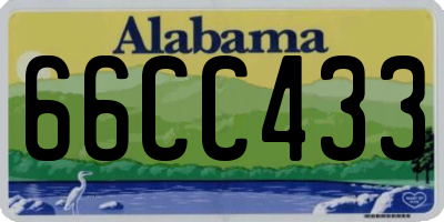 AL license plate 66CC433
