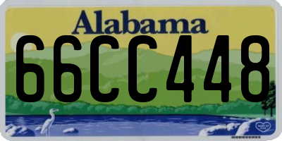 AL license plate 66CC448