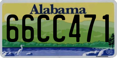 AL license plate 66CC471
