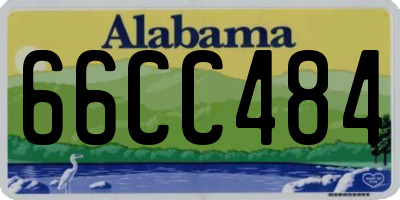 AL license plate 66CC484