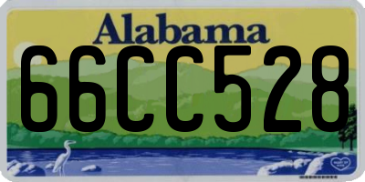 AL license plate 66CC528