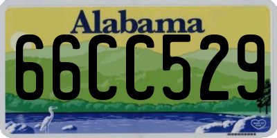 AL license plate 66CC529