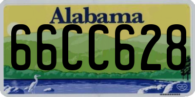 AL license plate 66CC628