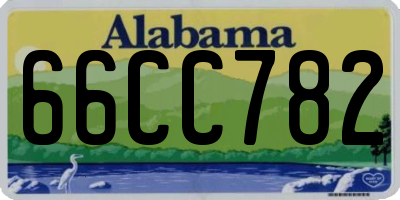 AL license plate 66CC782