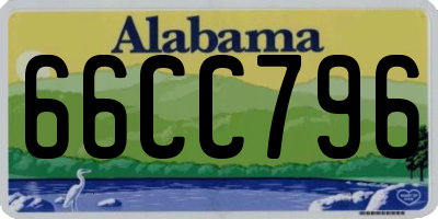 AL license plate 66CC796