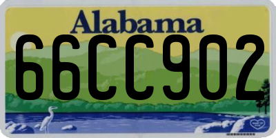 AL license plate 66CC902