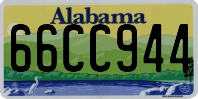 AL license plate 66CC944