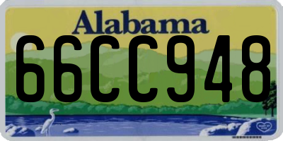 AL license plate 66CC948