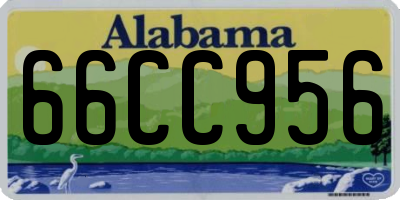AL license plate 66CC956