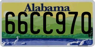 AL license plate 66CC970