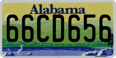 AL license plate 66CD656