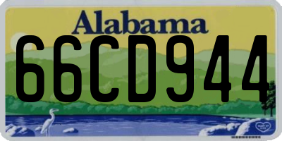 AL license plate 66CD944