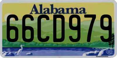 AL license plate 66CD979