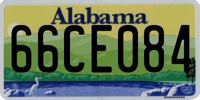 AL license plate 66CE084