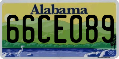 AL license plate 66CE089