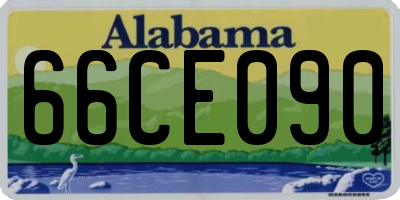 AL license plate 66CE090