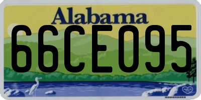 AL license plate 66CE095