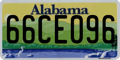 AL license plate 66CE096
