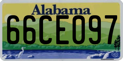 AL license plate 66CE097