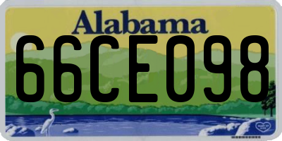 AL license plate 66CE098