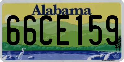AL license plate 66CE159