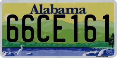 AL license plate 66CE161