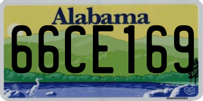 AL license plate 66CE169