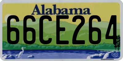AL license plate 66CE264