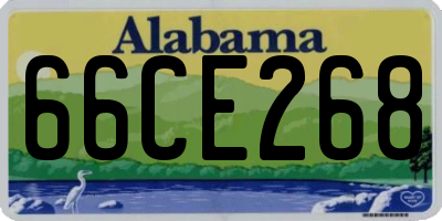 AL license plate 66CE268