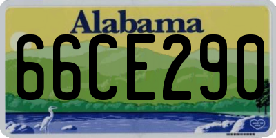 AL license plate 66CE290
