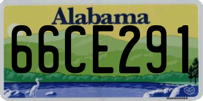 AL license plate 66CE291