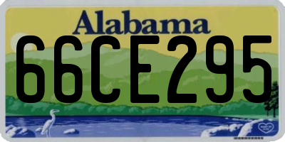 AL license plate 66CE295