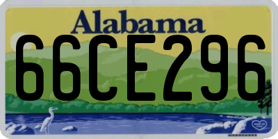 AL license plate 66CE296