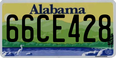 AL license plate 66CE428