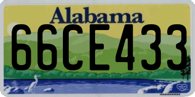 AL license plate 66CE433